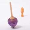 Pull-String Top in Purple | Mader Kreiselmanufaktur | © Conscious Craft